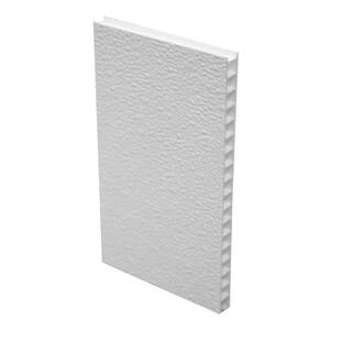 FiberCorr 0.350 in. x 48 in. x 96 in. Corrugated FRP Wall Panel F3C320