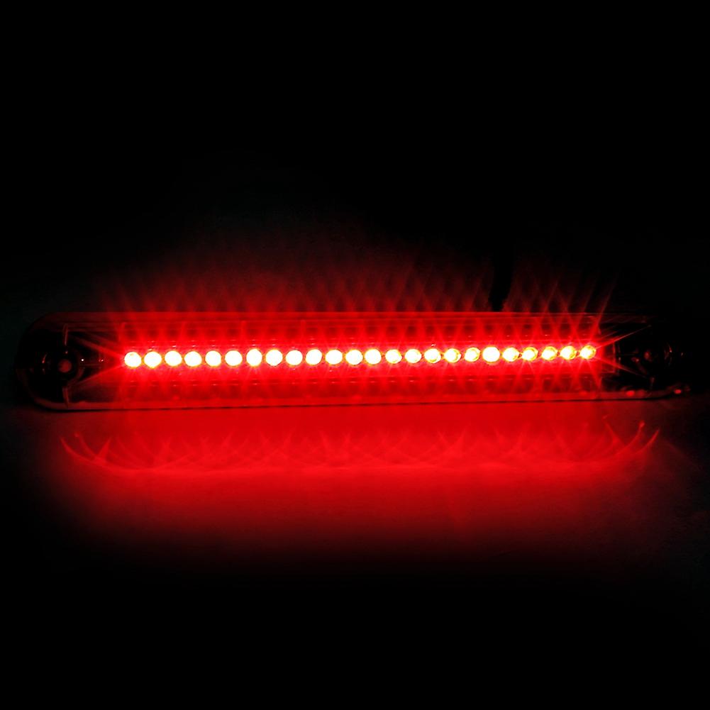 Universal Red 24 Led Car High Mount Third 3rd Brake Stop Tail Light Lamp 12v