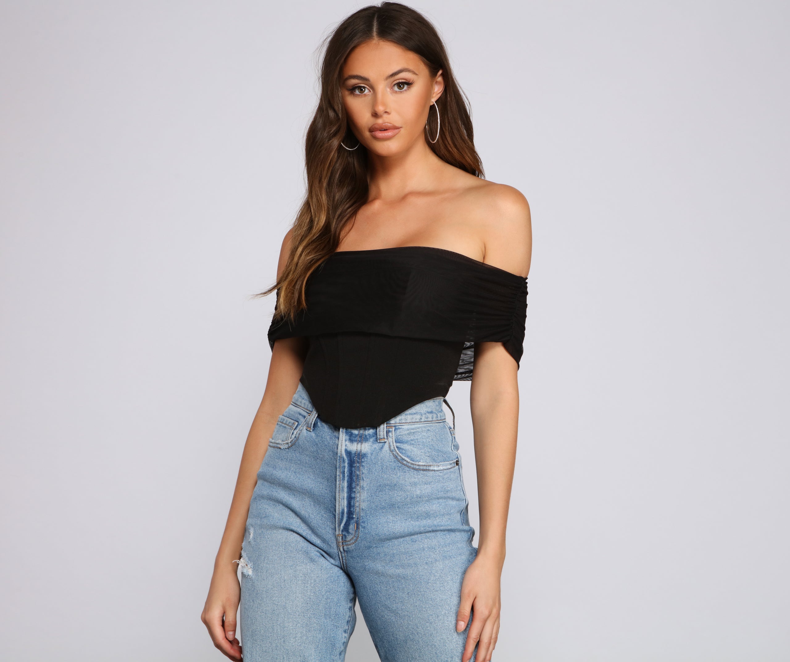 Picture Perfect Off The Shoulder Bustier