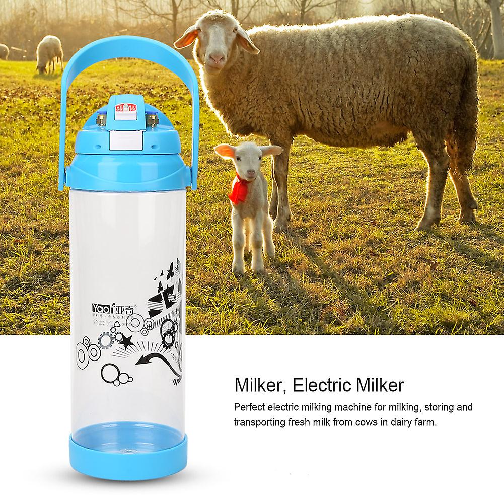 3l Electric Milking Machine Portable Plastic Milker For Sheep Cows (us Plug 110-240v)