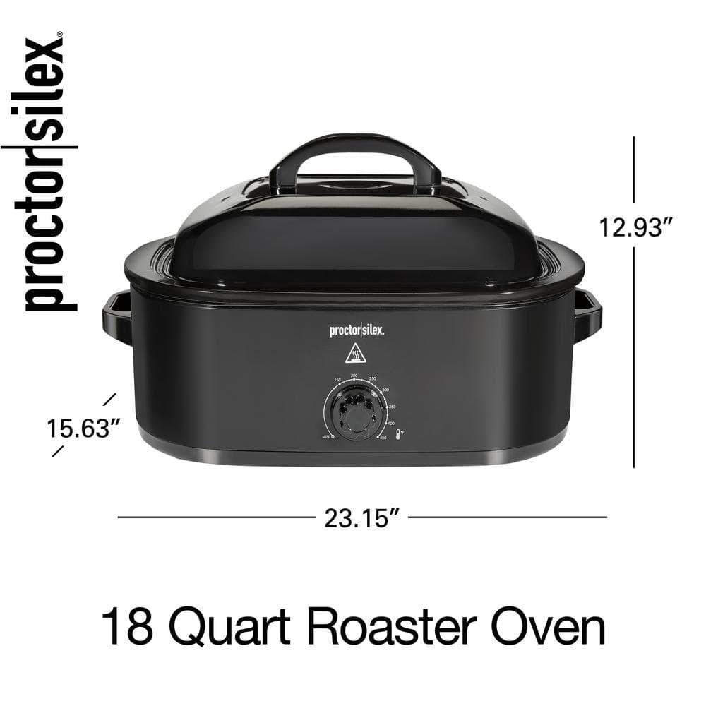 Proctor Silex 18 Qt Black Roaster Oven