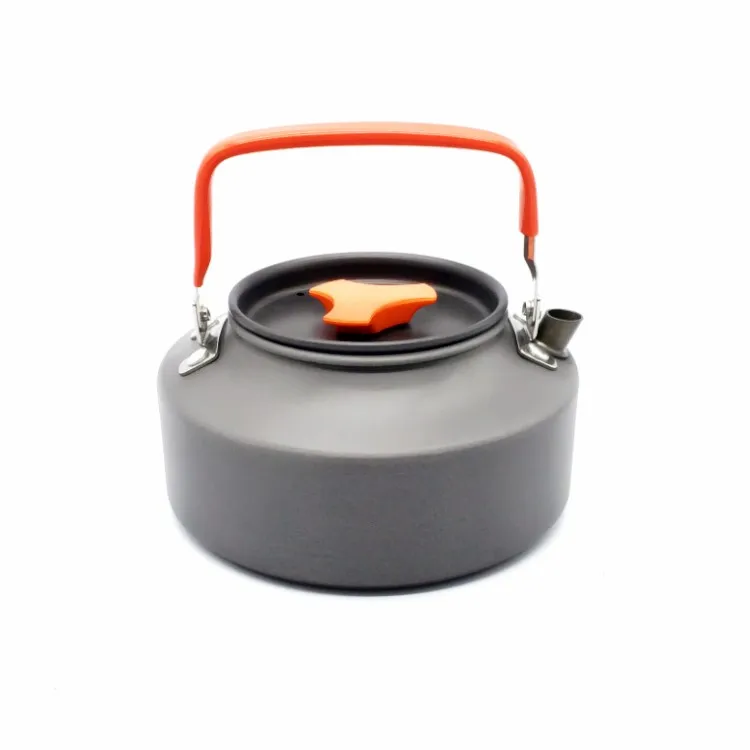 1.1L Aluminum alloy Ultralight Portable Quick heat Outdoor Teapot Travel Picnic Cooking Camping Kettle