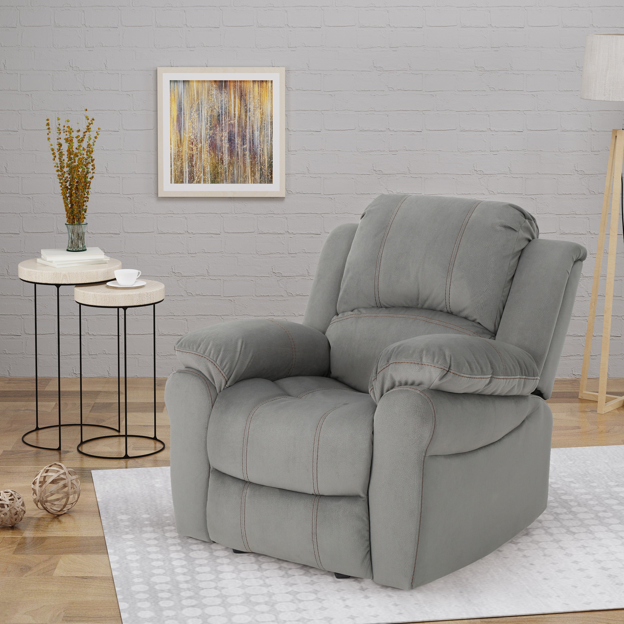 Edwin Bubba Microfiber Gliding Recliner