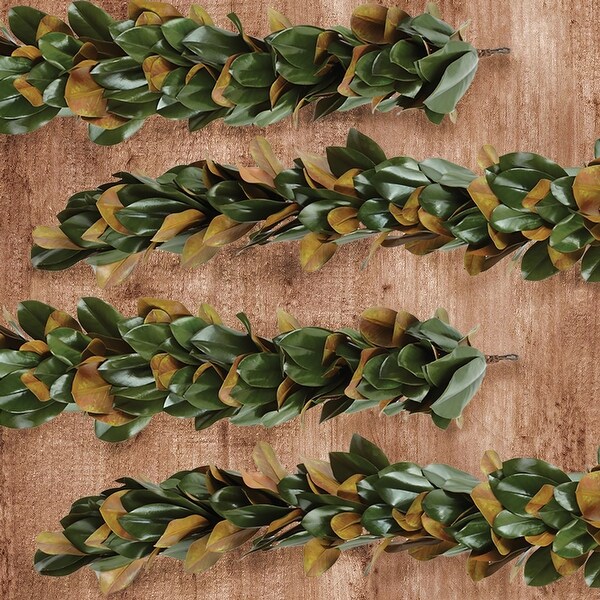 Grand Magnolia Leaf Garland 72