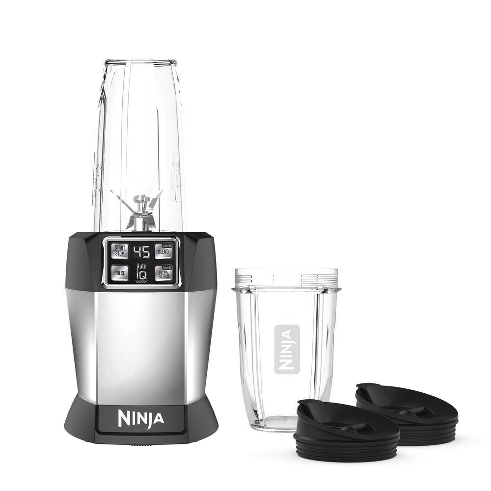 NINJA Nutri Auto iQ 24 oz. 3-Speed Black High Speed Single Serve Blender (BL480D) BL480D