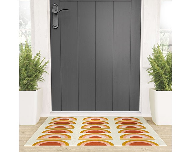 Grace Last Rainbow Welcome Mat Society6