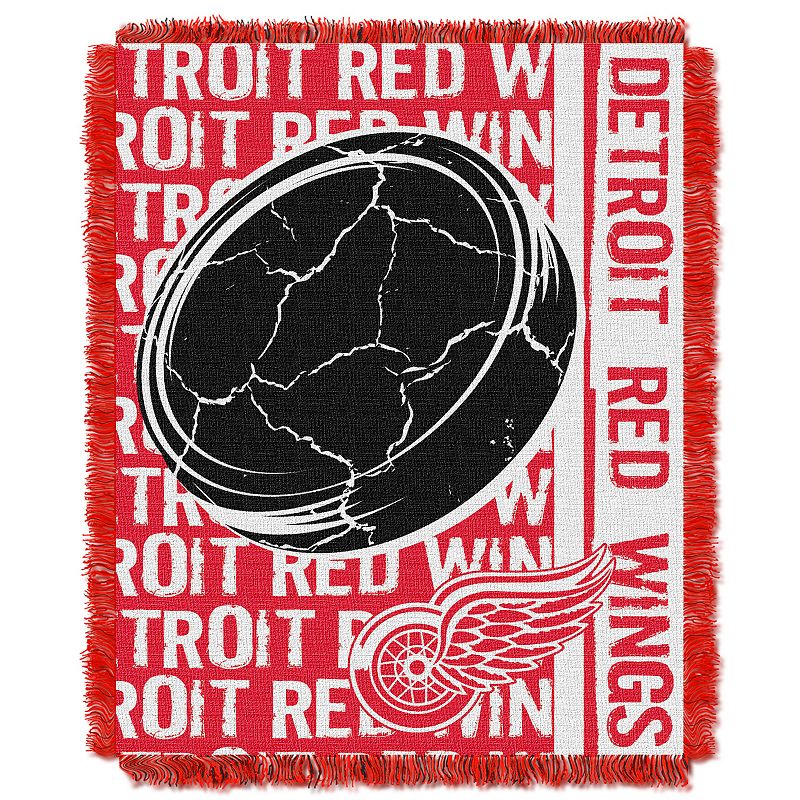 Detroit Red Wings Jacquard Throw Blanket by Northwest