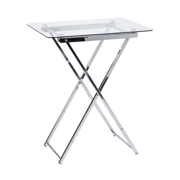 SEI Furniture Hinding Folding Tray Table