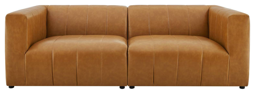 Lac Vegan 2 Piece Loveseat   Contemporary   Loveseats   by HedgeApple  Houzz