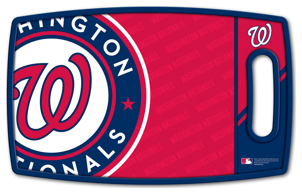 Washington Nationals Logo Series Cutting Board   Traditional   Cutting Boards   by StadiumView Products  Houzz