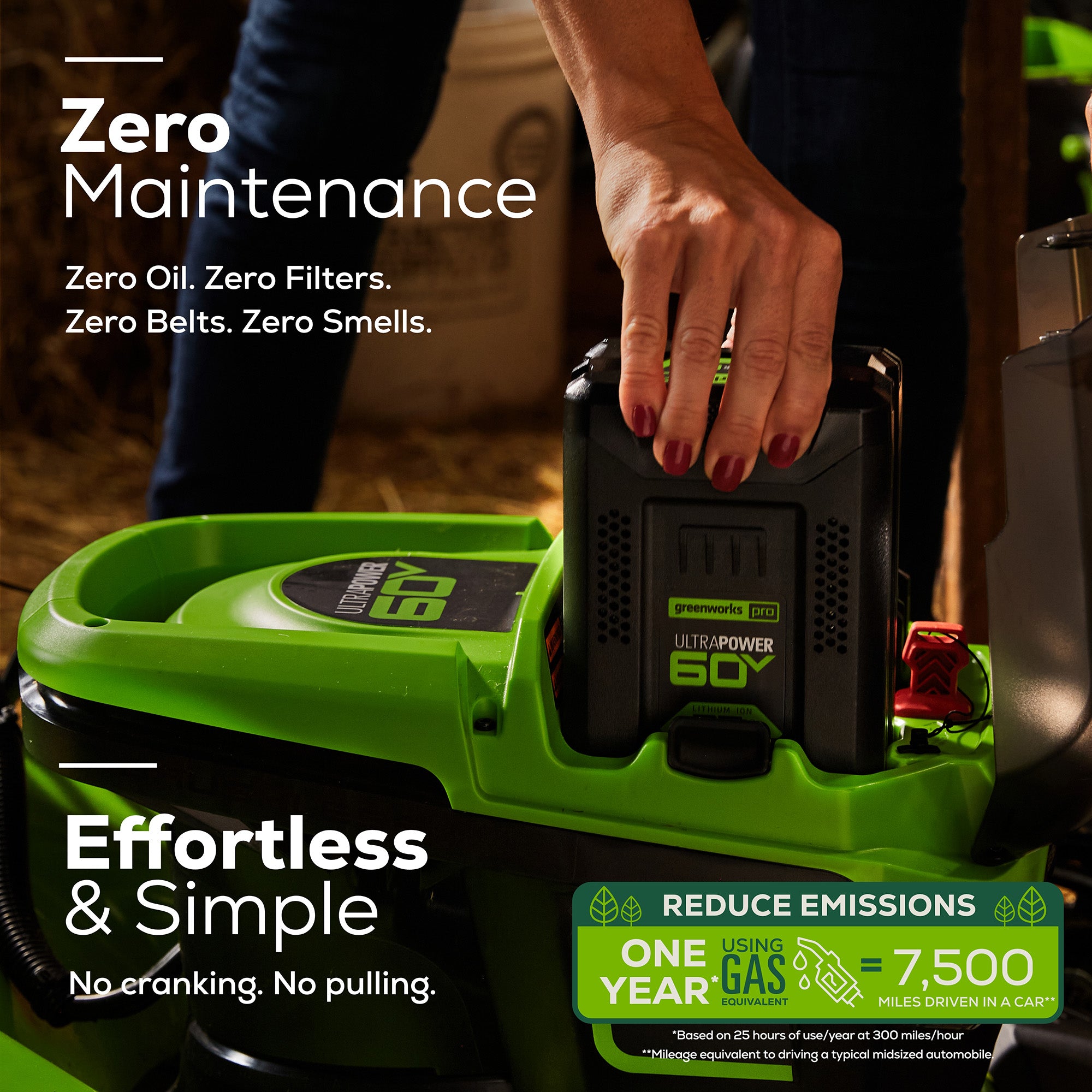 60V 21-Inch Cordless Lawn Mower | Greenworks Pro