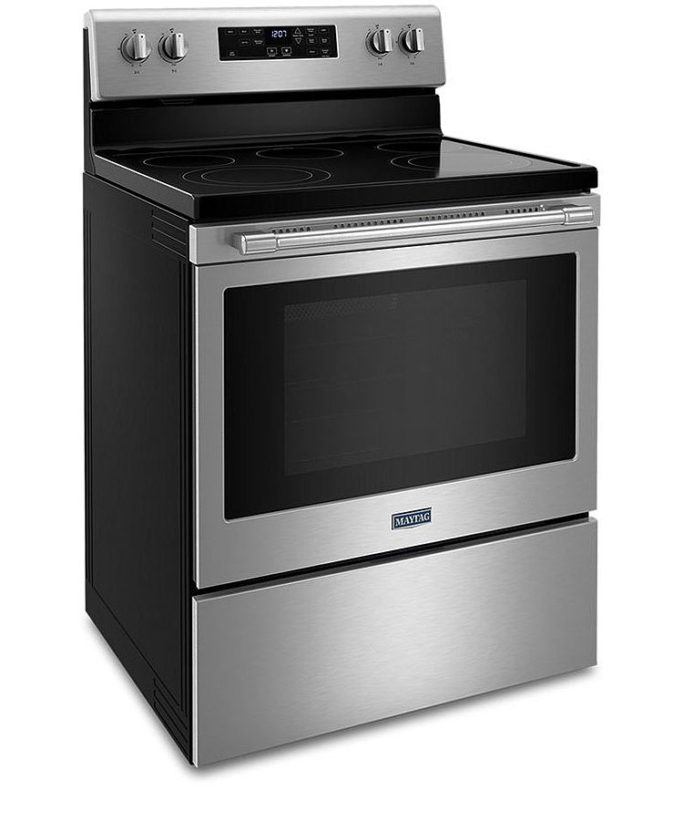 Maytag 5.3 Cu. Ft. Fingerprint Resistant Stainless Steel Electric Range With Air Fryer And Basket