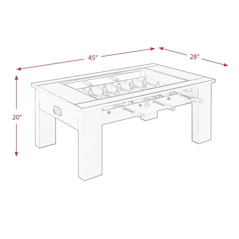 Picket House Furnishings Rebel Foosball Gaming Table in Blue