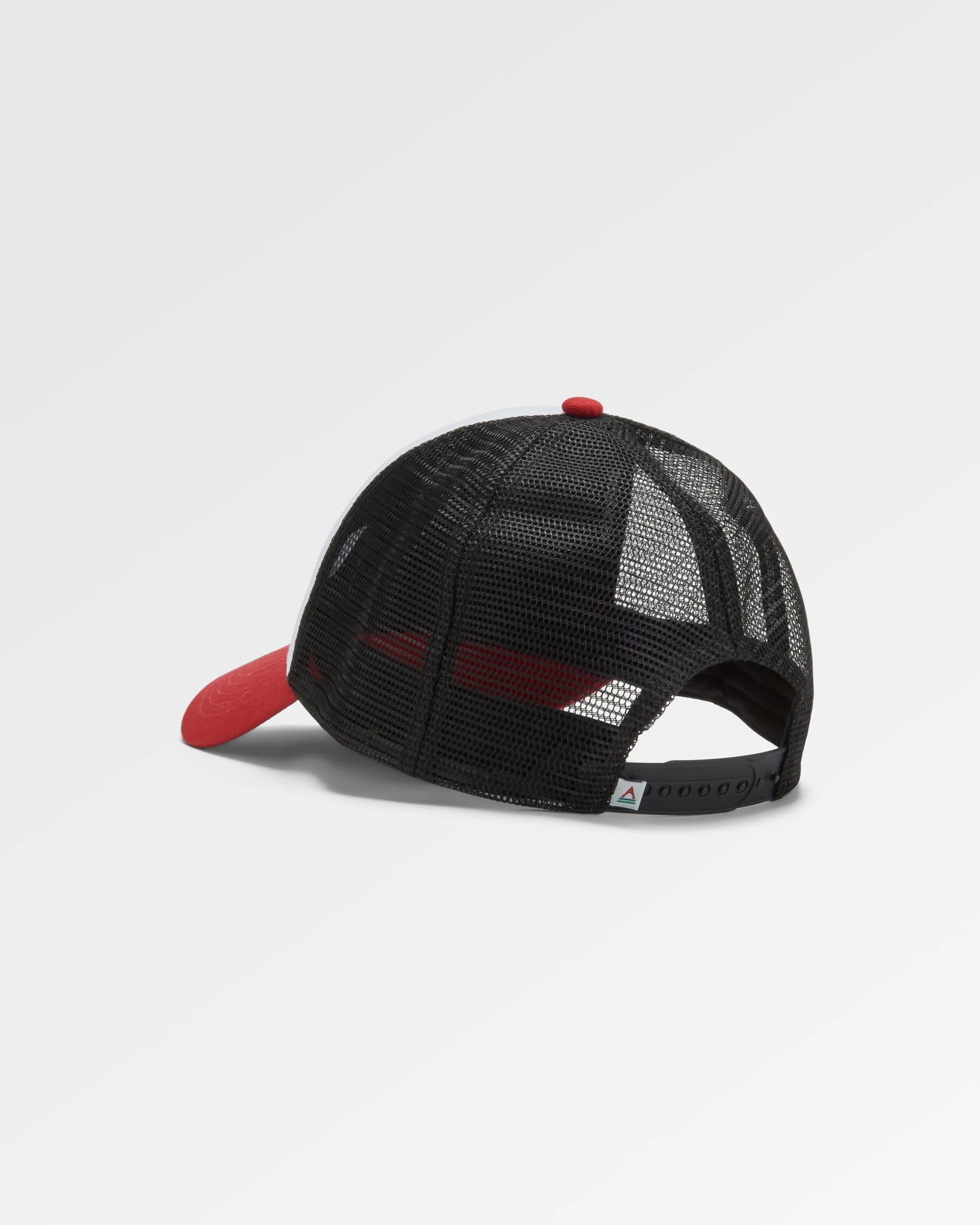 Made To Roam Mesh Snapback Cap - Black/Red Spice