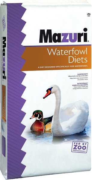 Mazuri Waterfowl Breeder Duck and Geese Food， 50-lb box