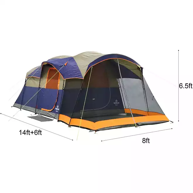 Magellan Outdoors Mission 8-Person Tunnel Tent