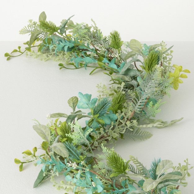 4 5 quot h Sullivans Mixed Botanical Accent Garland Multicolored