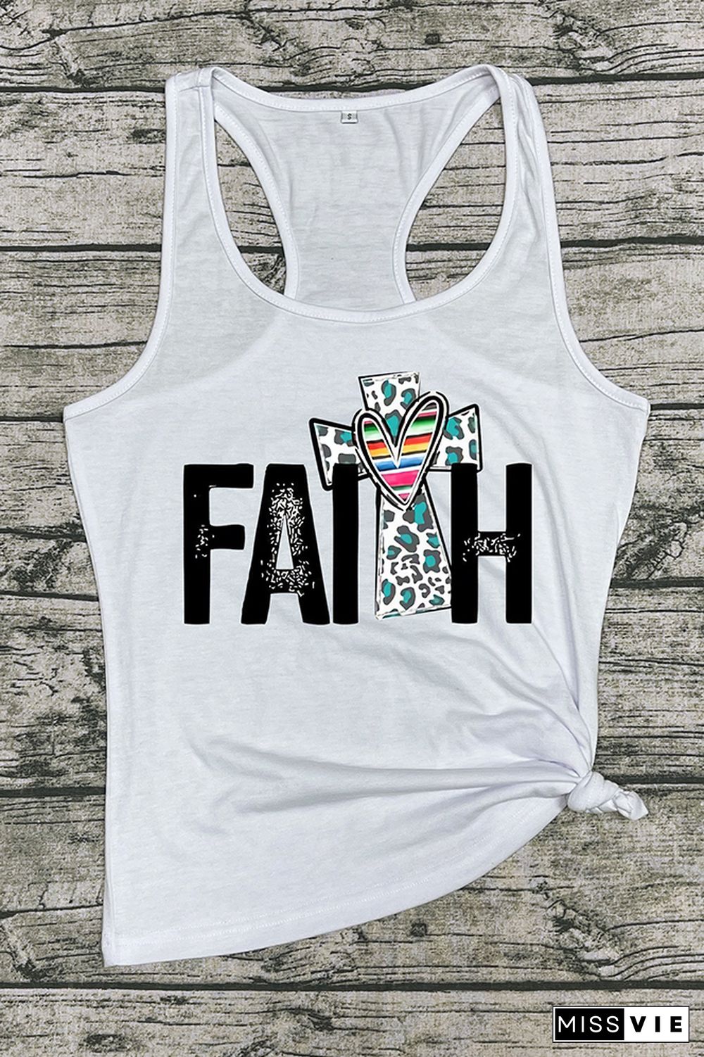 Faith Sleeveless Tank Top Wholesale