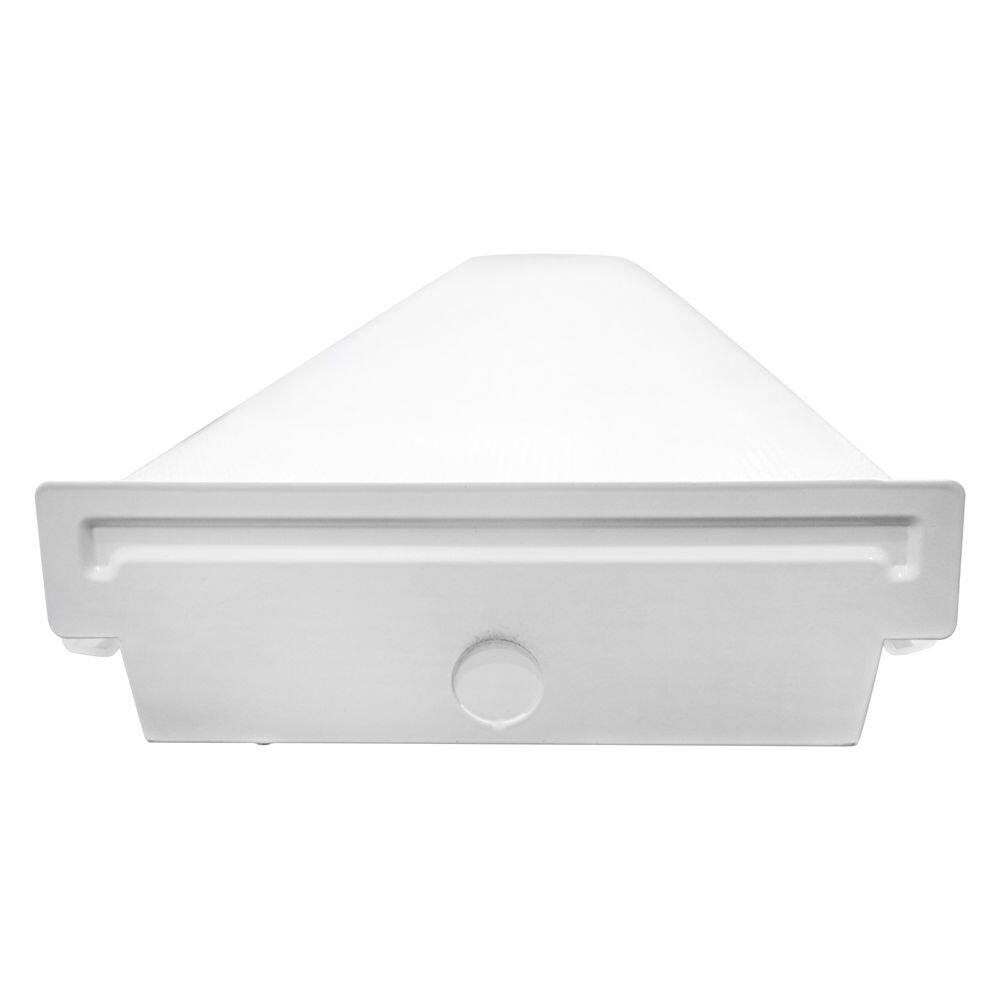 Commercial Electric 4 ft. 5600 Lumens Square Lens Integrated LED White Wrap Light 4000K (2-Light) WR484056LSL