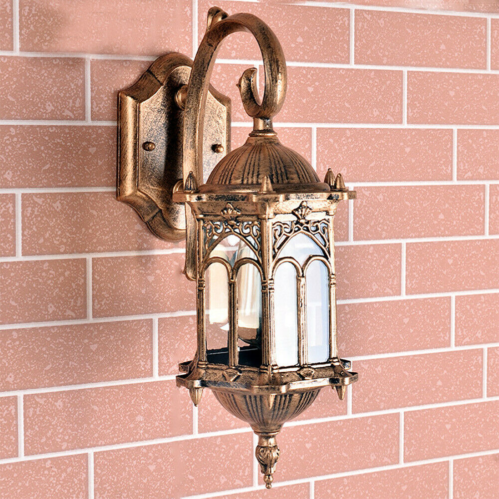 TFCFL Retro Outdoor Exterior Wall Lantern Lamp Light Fixture Sconce Porch Light