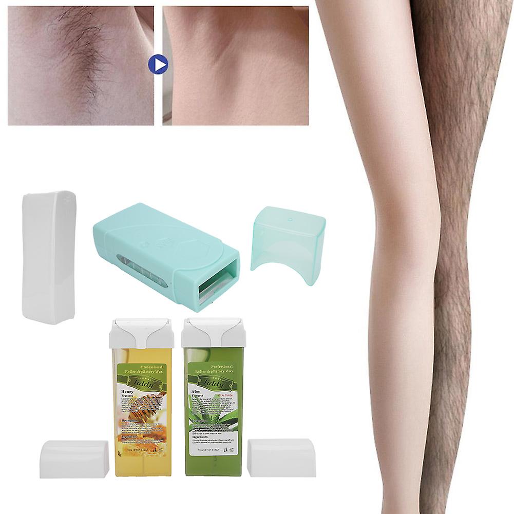 Hair Removal Wax Heater With 200g Hair Removal Wax 100pcs Hair Removal Paper110v Us Plug