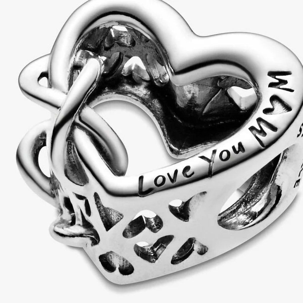 PANDORA  Love You Mum Infinity Heart Charm