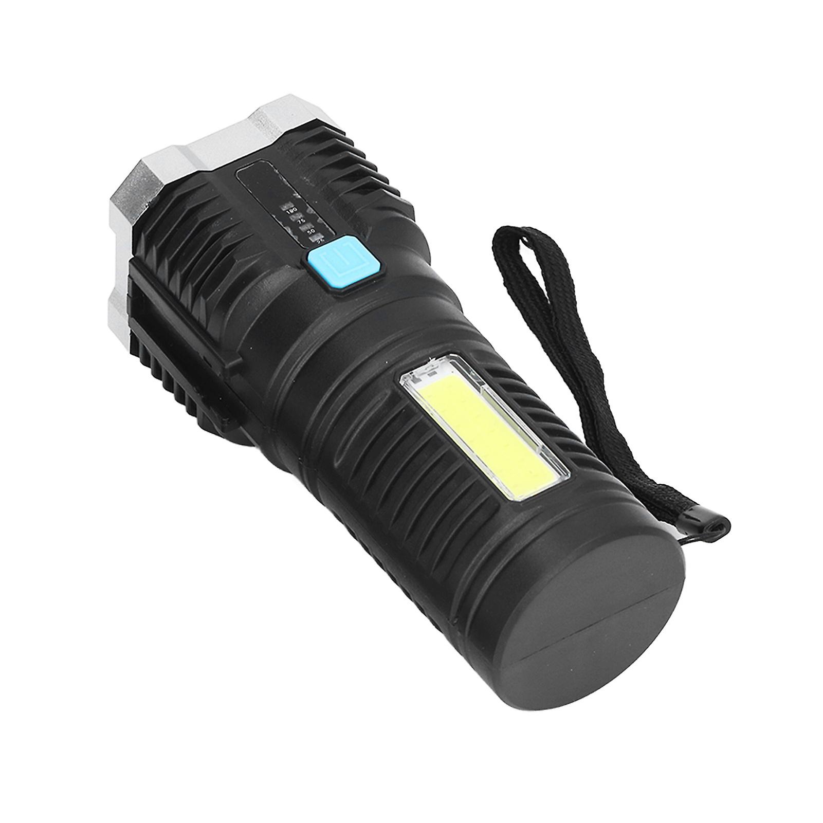 Rechargeable Flashlight Usb Charging Led Light Cob Sidelight 800mah Battery 4 Modes Widely Used Led Flashlight