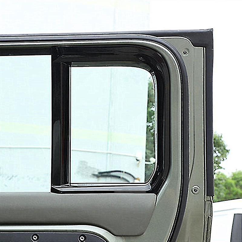 Car Inner Window C-pillar Decorate Frame Trim For 110 2020 2021 2022 Accessories Black