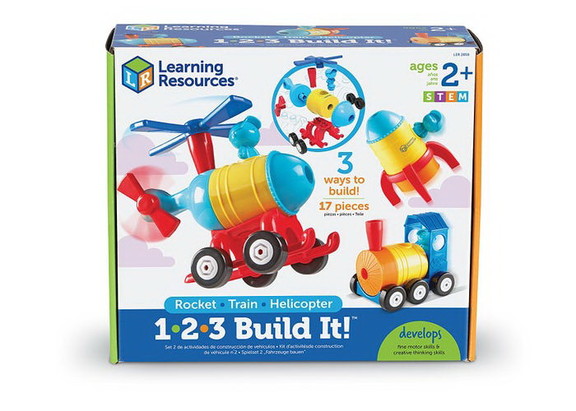 Learning Resources LER2859 1 2 3 Build It!  153R...