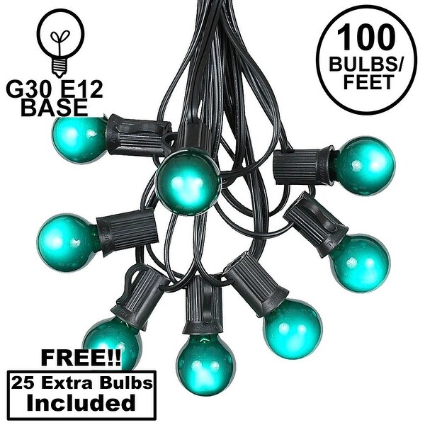 100 Foot G30 Outdoor Globe Patio String Lights