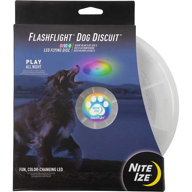 Nite Ize Flashflight Dog Discuit LED Flying Disc