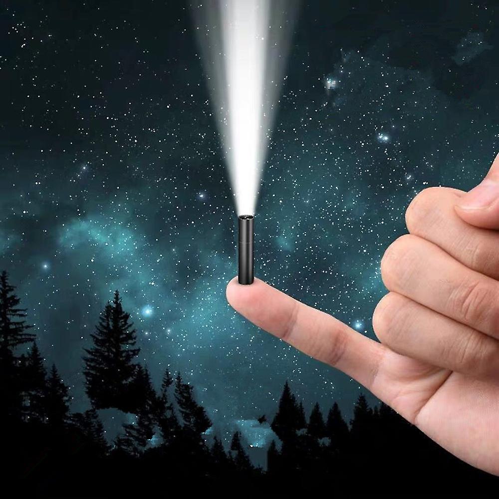 Super Bright Mini Light 3 Modes Usb Rechargeable Mini Flashlight With Build In 14500 Battery