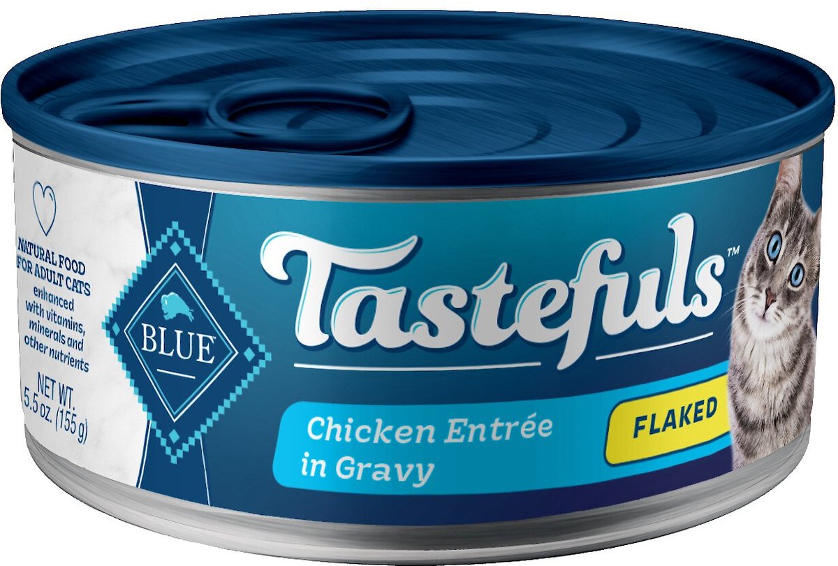 Blue Buffalo Tastefuls Chicken Entrée in Gravy Flaked Wet Cat Food