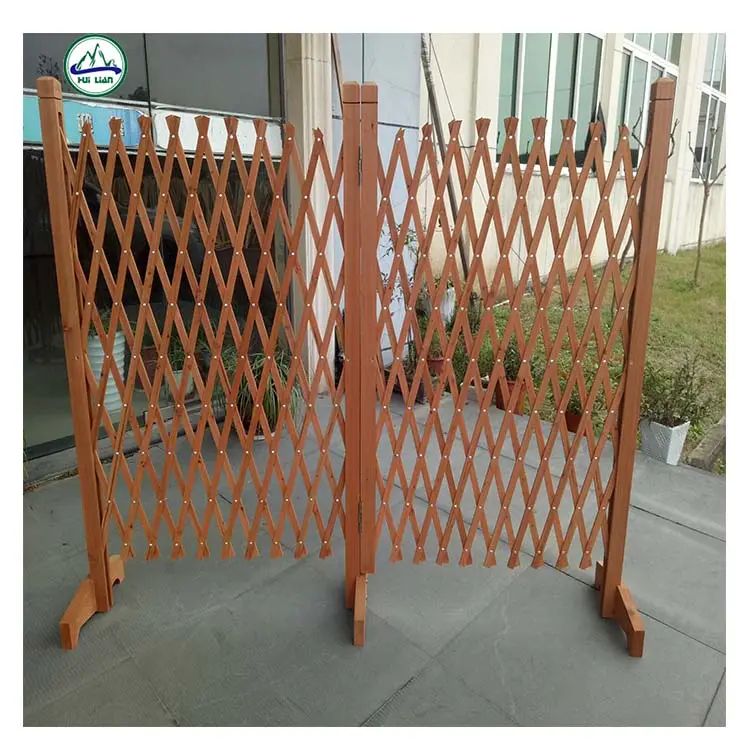 2018 Garden Supplies Folding wooden garden lattice fence for decorative lattice