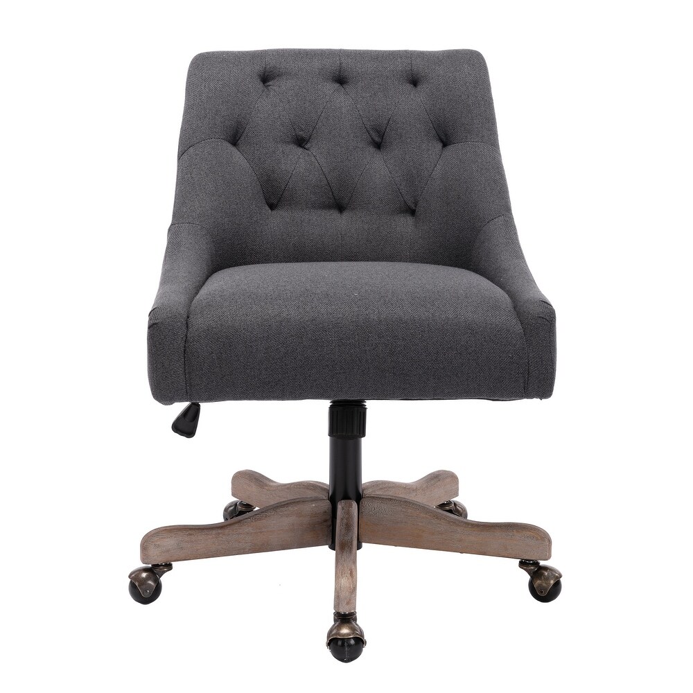 Tufted Accent Chairs Swivel Desk Chair Computer Chair for Living Room