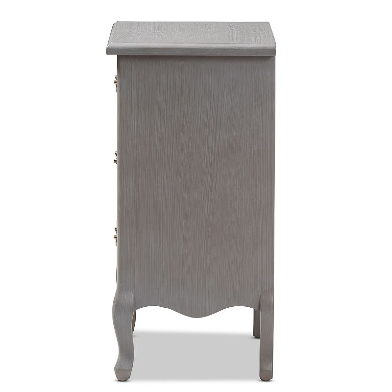 Baxton Studio Capucine Nightstand Table