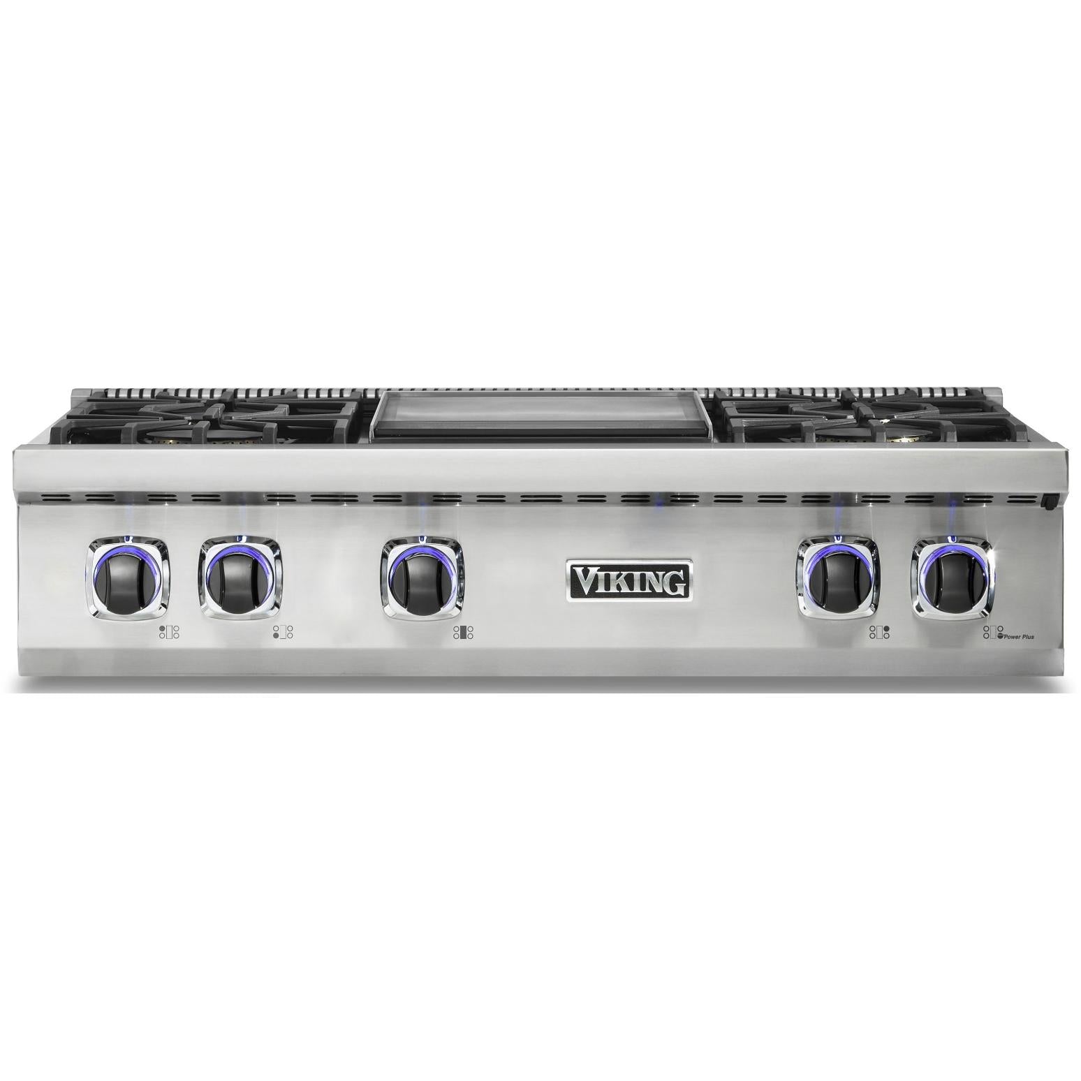 Viking 36-inch Built-in Gas Rangetop with Elevation Burners VRT736-4GSS