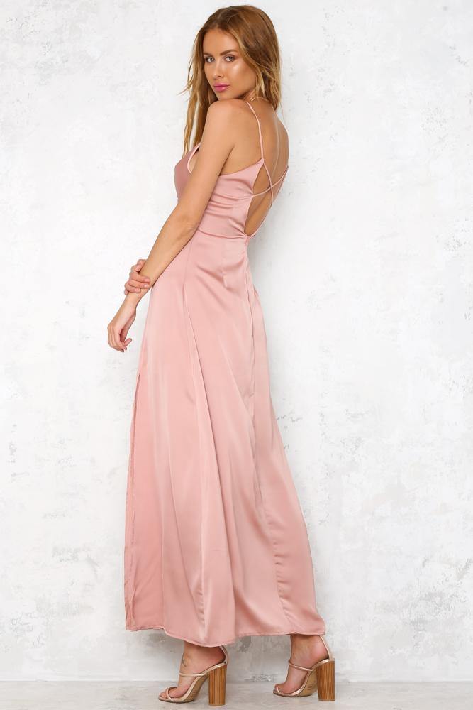 Heavenly Dream Maxi Dress Blush