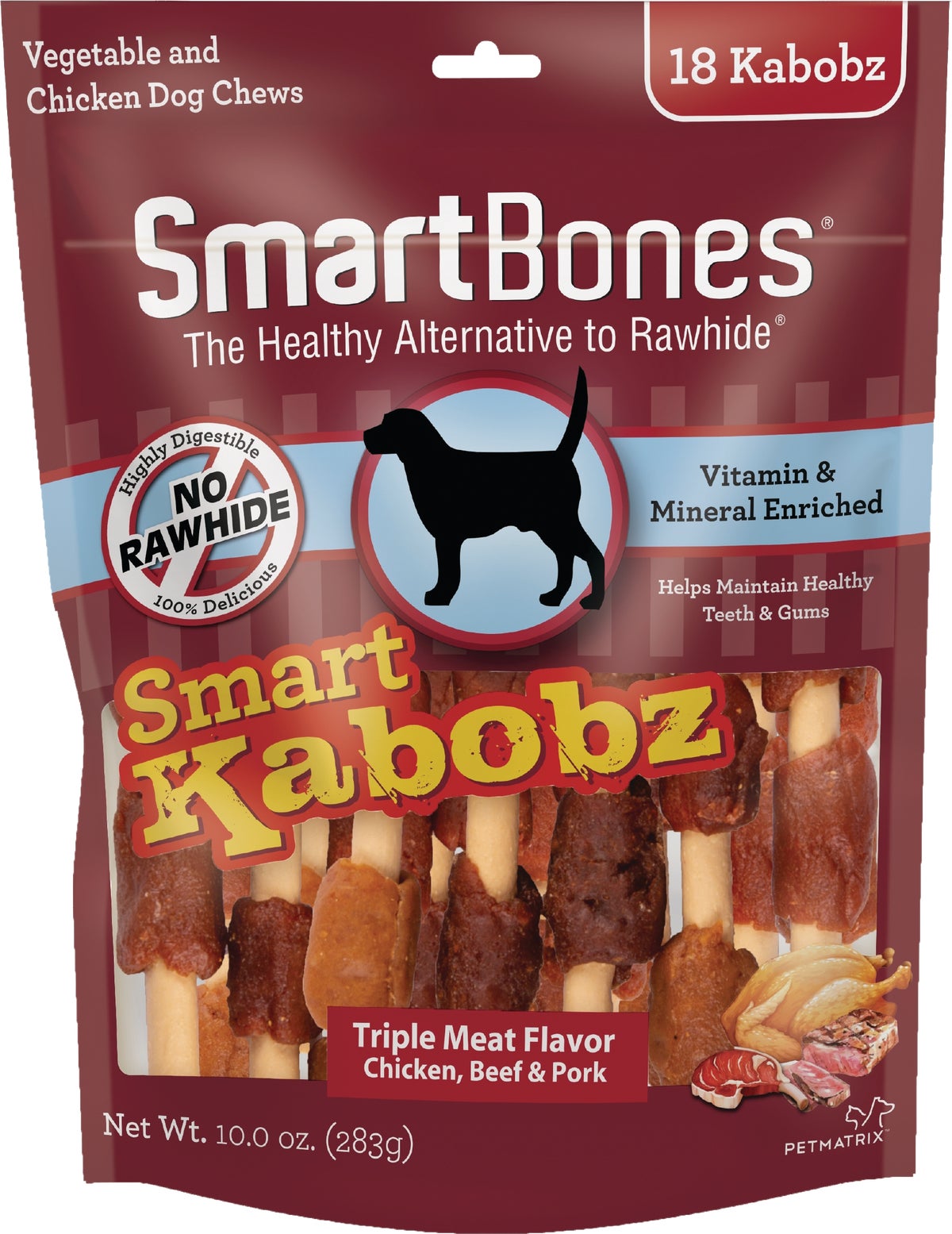 SmartBone Kabobz Chew Bone 18-Pack