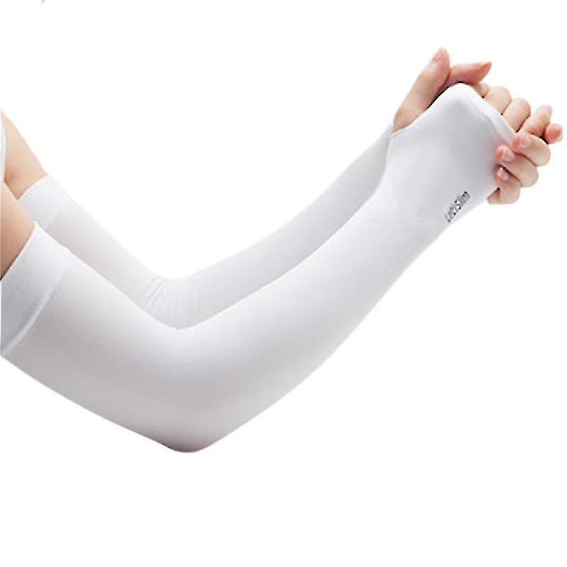 2 Pairs Sun Uv Protection Cooling Arm Sleeves For Men Women， Upf 50