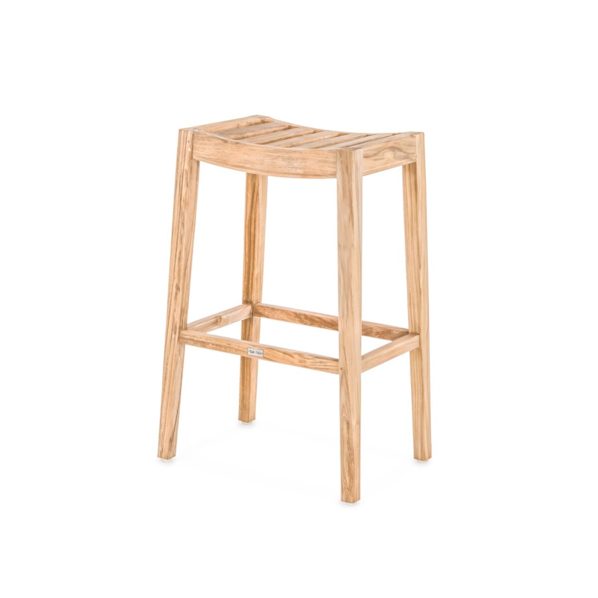 Signature Wistow Lane Teak Patio Backless Bar Stool