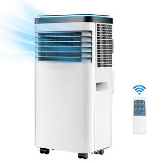 Bunpeony 8000 BTU 3-in-1 Portable Air Conditioner with Cool Dehum Fan Sleep Mode in White ZMCT106