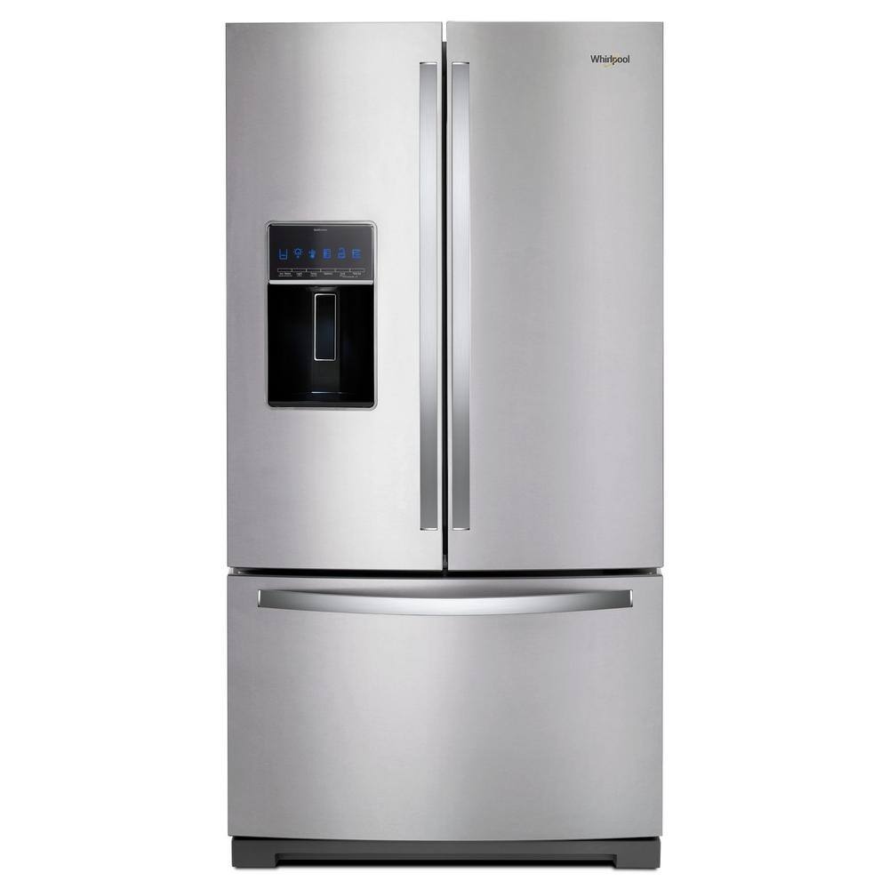 Whirlpool 26.8 cu. ft. French Door Refrigerator in Fingerprint Resistant Stainless Steel WRF767SDHZ