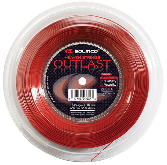 Solinco BSOL66 Outlast Reel 656' (Red)