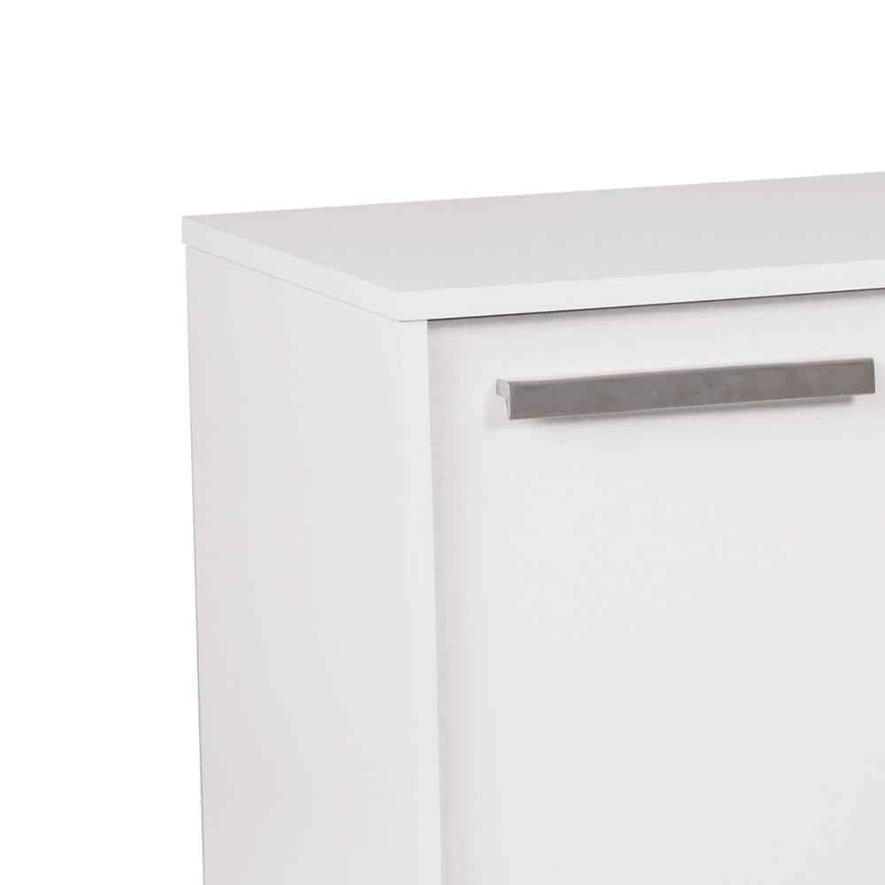 SAINT BIRCH Miami White 2-Door Credenza File Cabinet SBAK4400CFWW