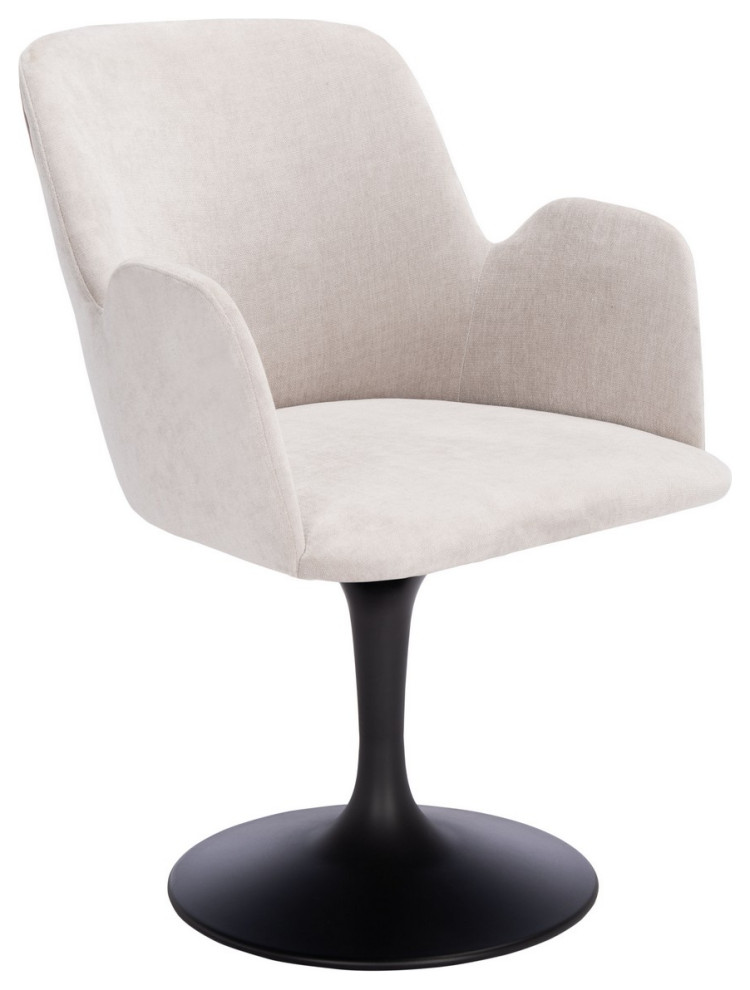 Safavieh Couture Cherith Pedastal Dining Chair   Midcentury   Dining Chairs   by Safavieh  Houzz