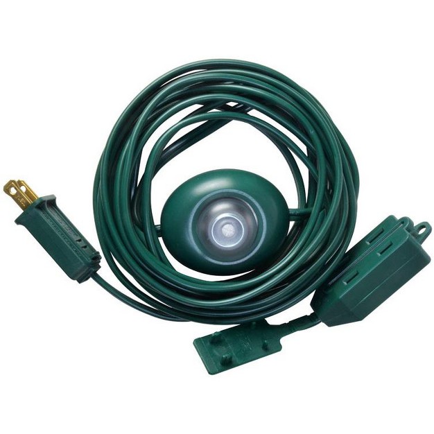 Woods Indoor 15 Ft L Green Extension Cord With Switch 16 2