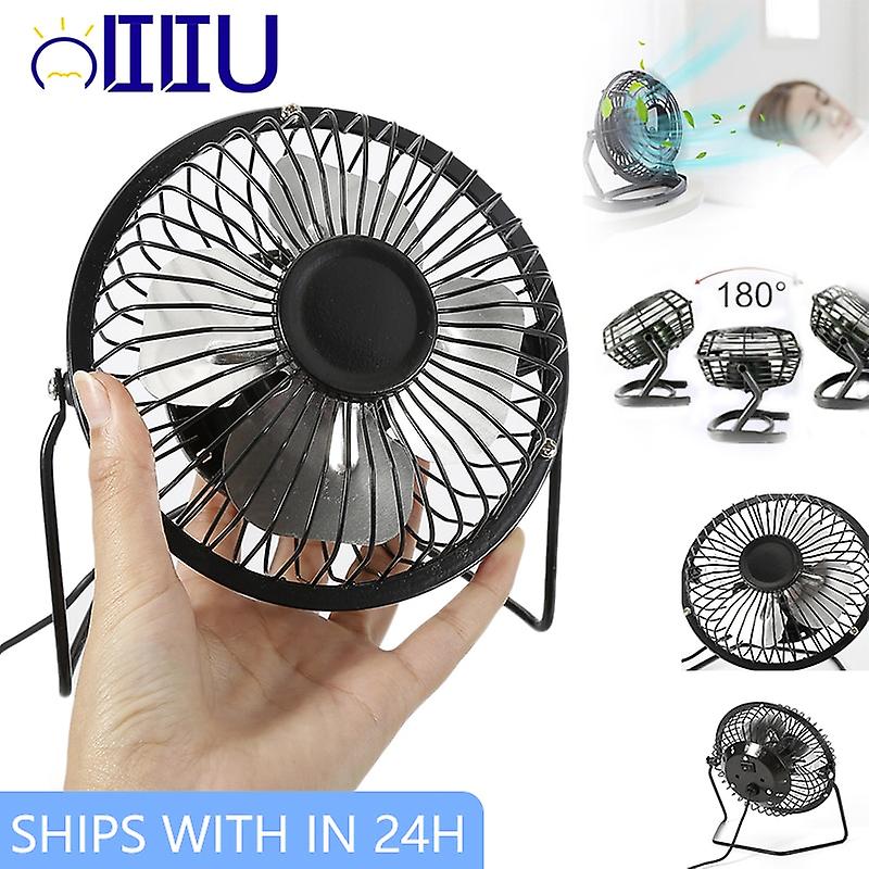 Mini Usb Desk Fan Desktop Adjustable Tilt Stand Cooling Fan Ultra-quiet Electric Portable Small