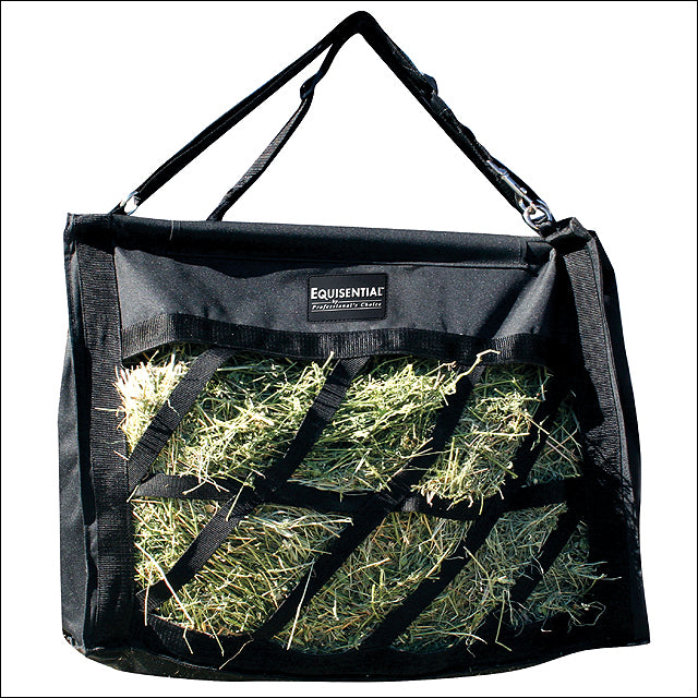 95PC 21X21X11 Professional Choice Horse Tack Equisential Hay Bag Black