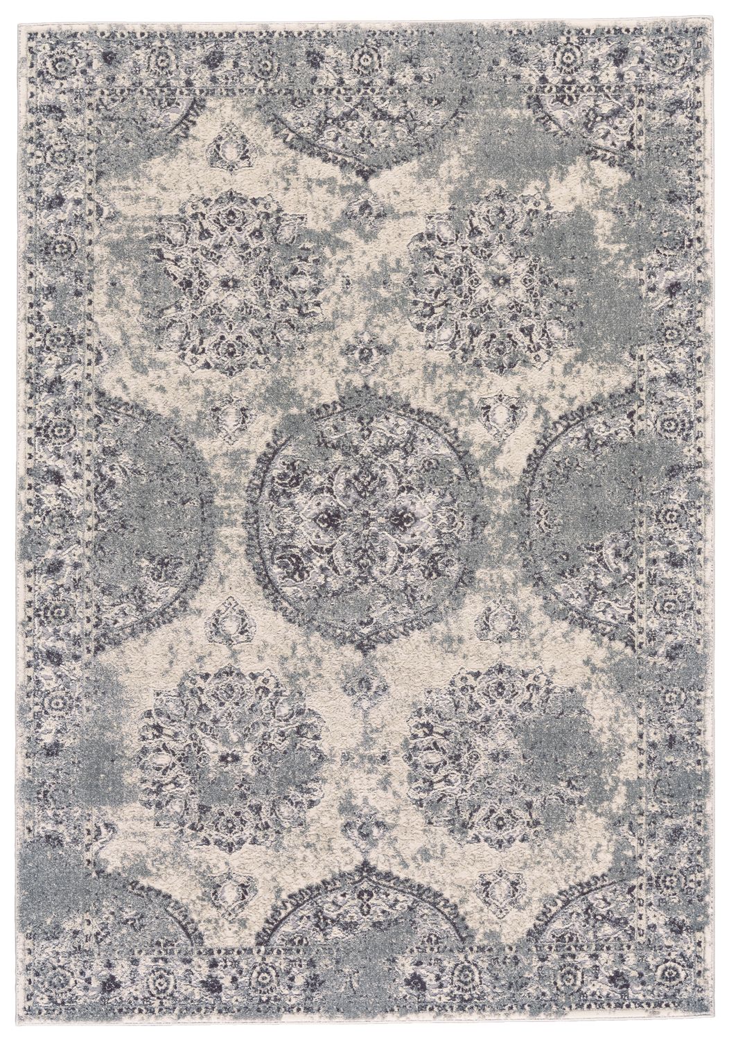 Plaza Gray and Beige Rug by BD Fine